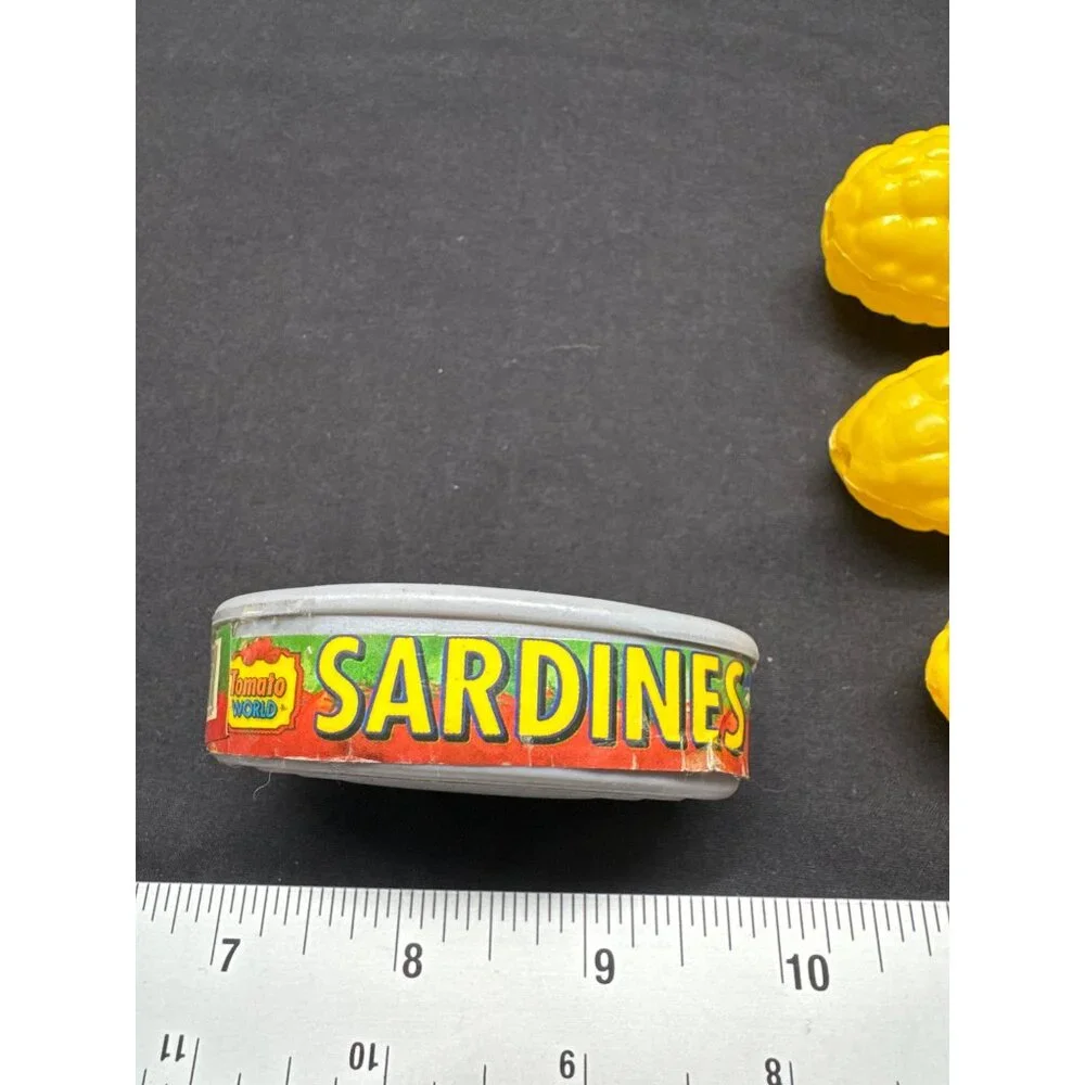 Play Food Set With Corn Peas & Sardine Can